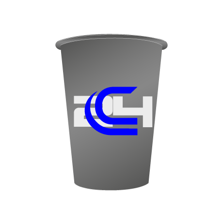 Pappbecher BIO | 350 ml einwandig | rundum bedruckt