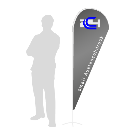 Beachflag Drop Austauschdruck | Small (210 cm) | einseitig bedruckt